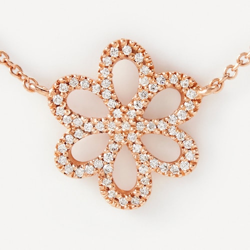 Collar de oro rosa con diamantes TOUS ATELIER