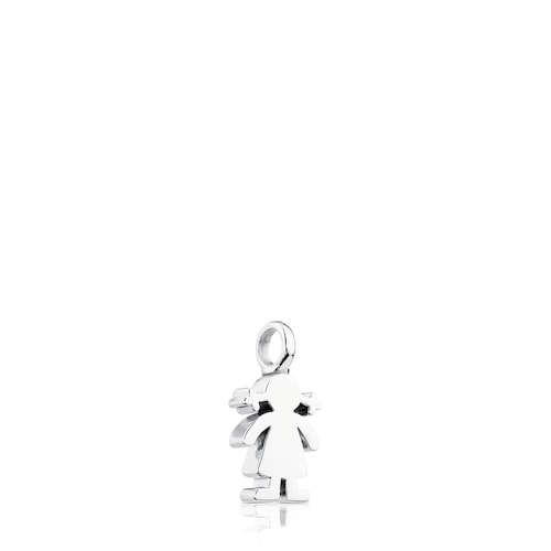 Silver Sweet Dolls girl Pendant