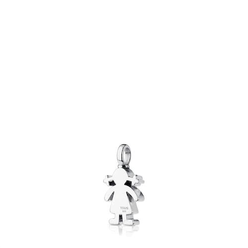 Silver Sweet Dolls girl Pendant