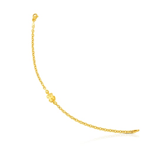 Pulsera cadena oso de oro Sweet Dolls