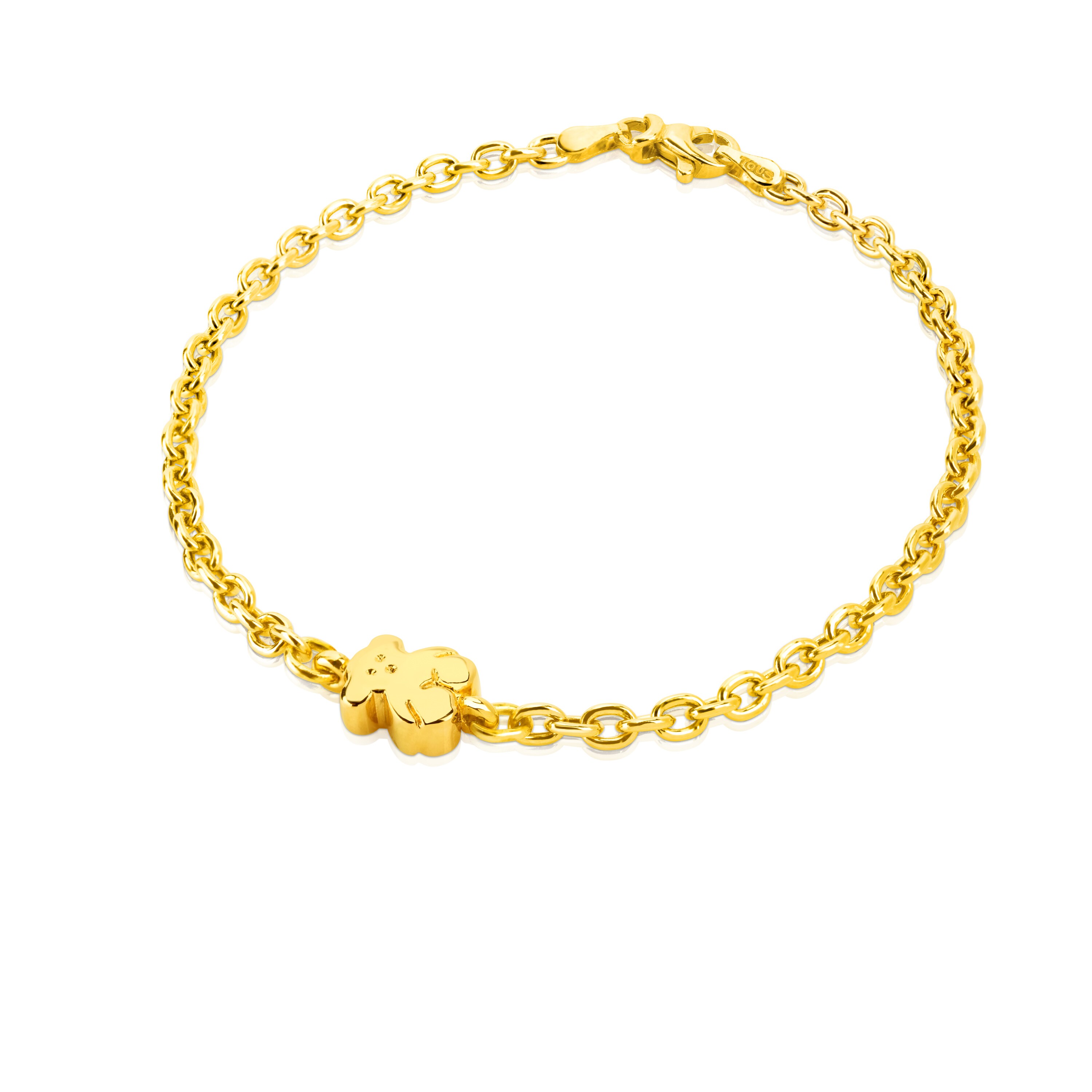 Pulsera cadena oso de oro Sweet Dolls