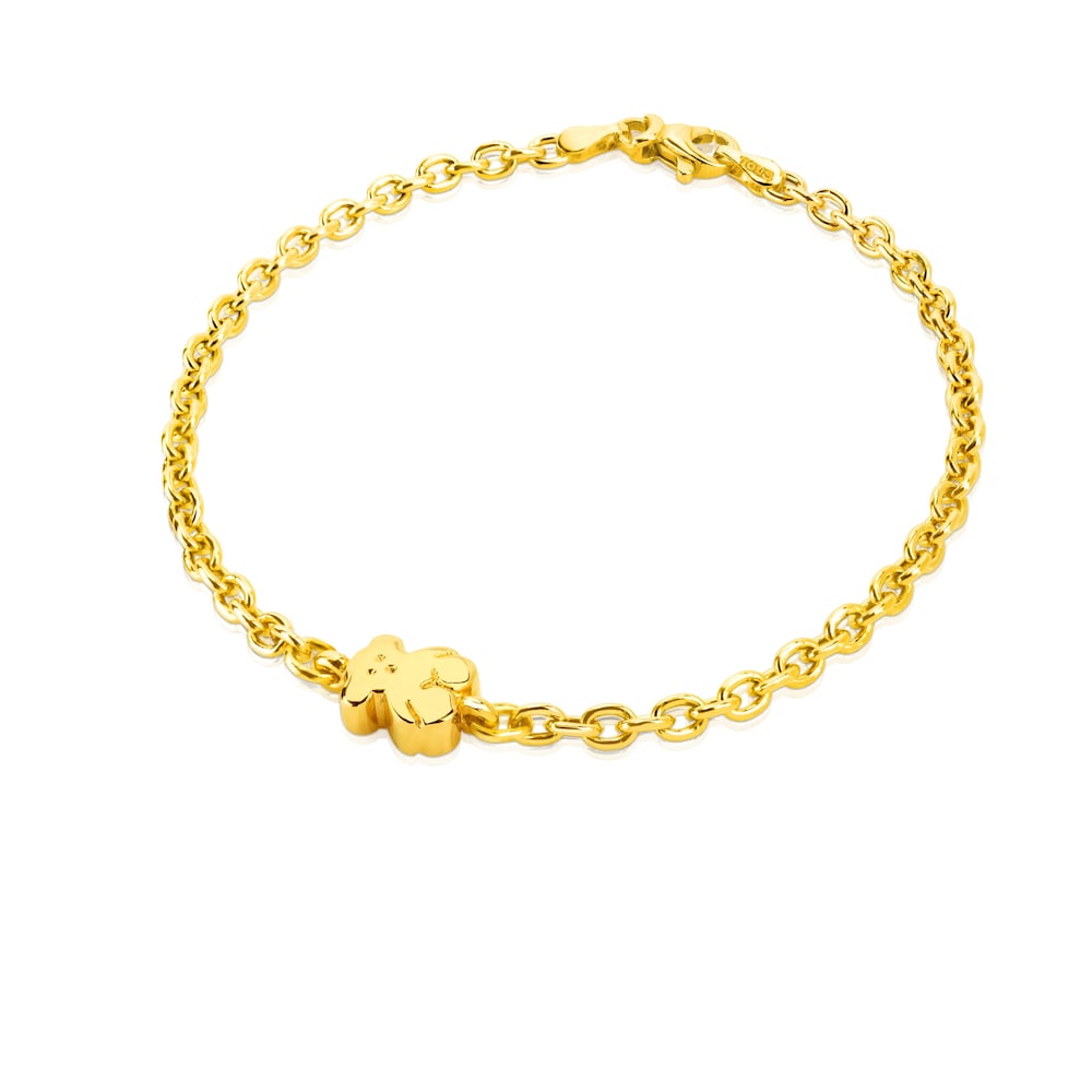 Pulsera cadena oso de oro Sweet Dolls image number 1