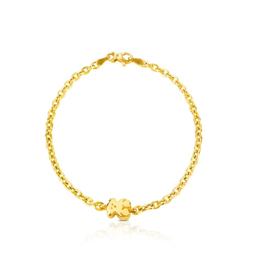 Pulsera cadena oso de oro Sweet Dolls image number 2