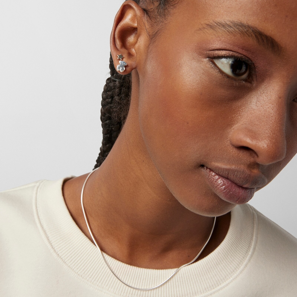 Aros Sweet Dolls oso de plata