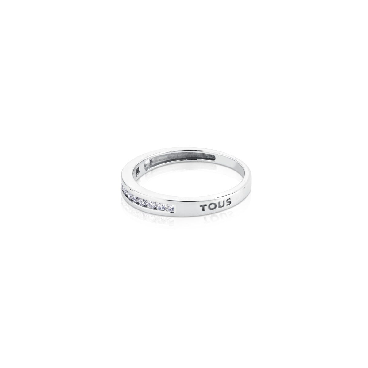 Anillo de oro blanco con diamantes Les Classiques