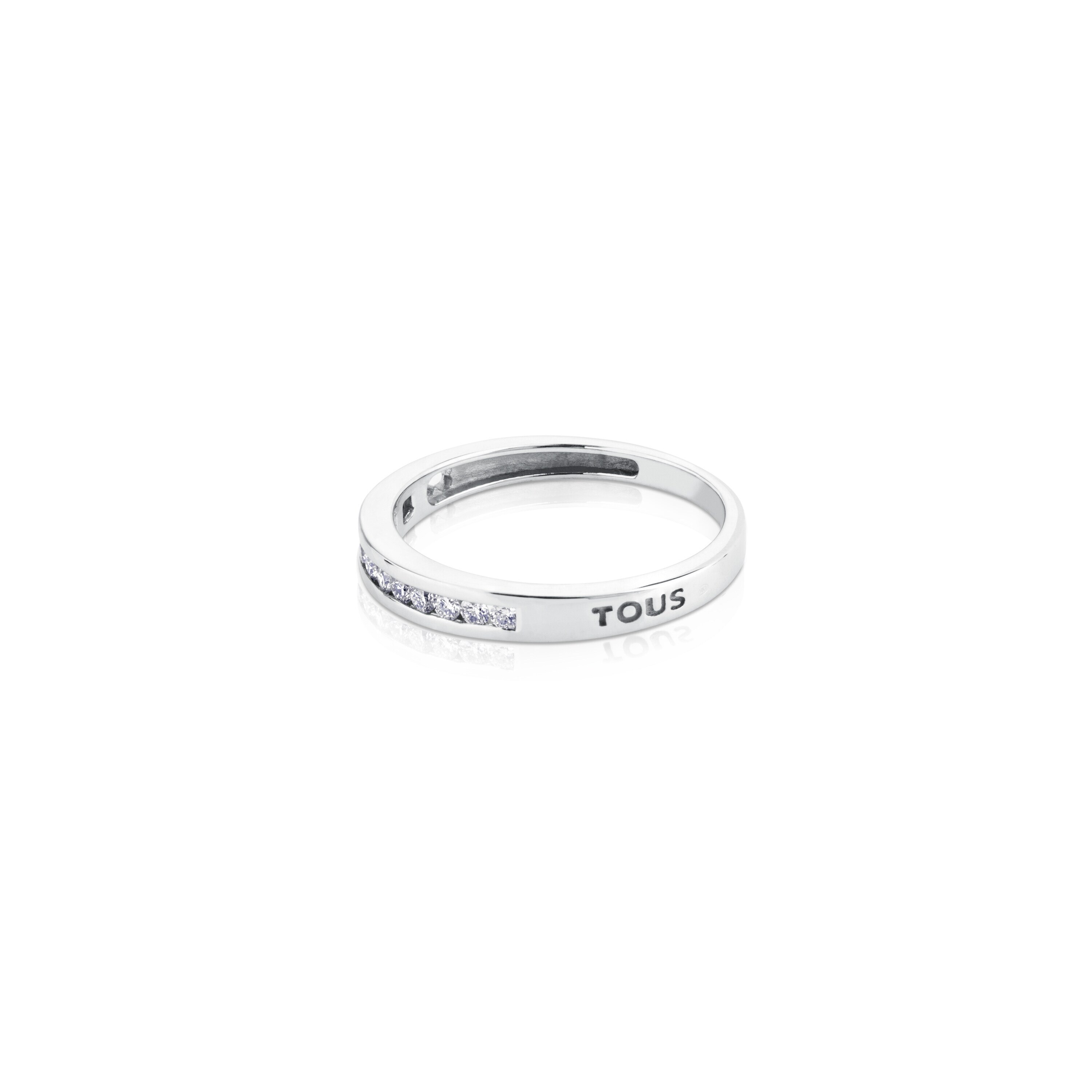 【les bon bon】delight ring white gold 1.93ctw French Cut White Diamond Bombe Ring - Marrow Fine
