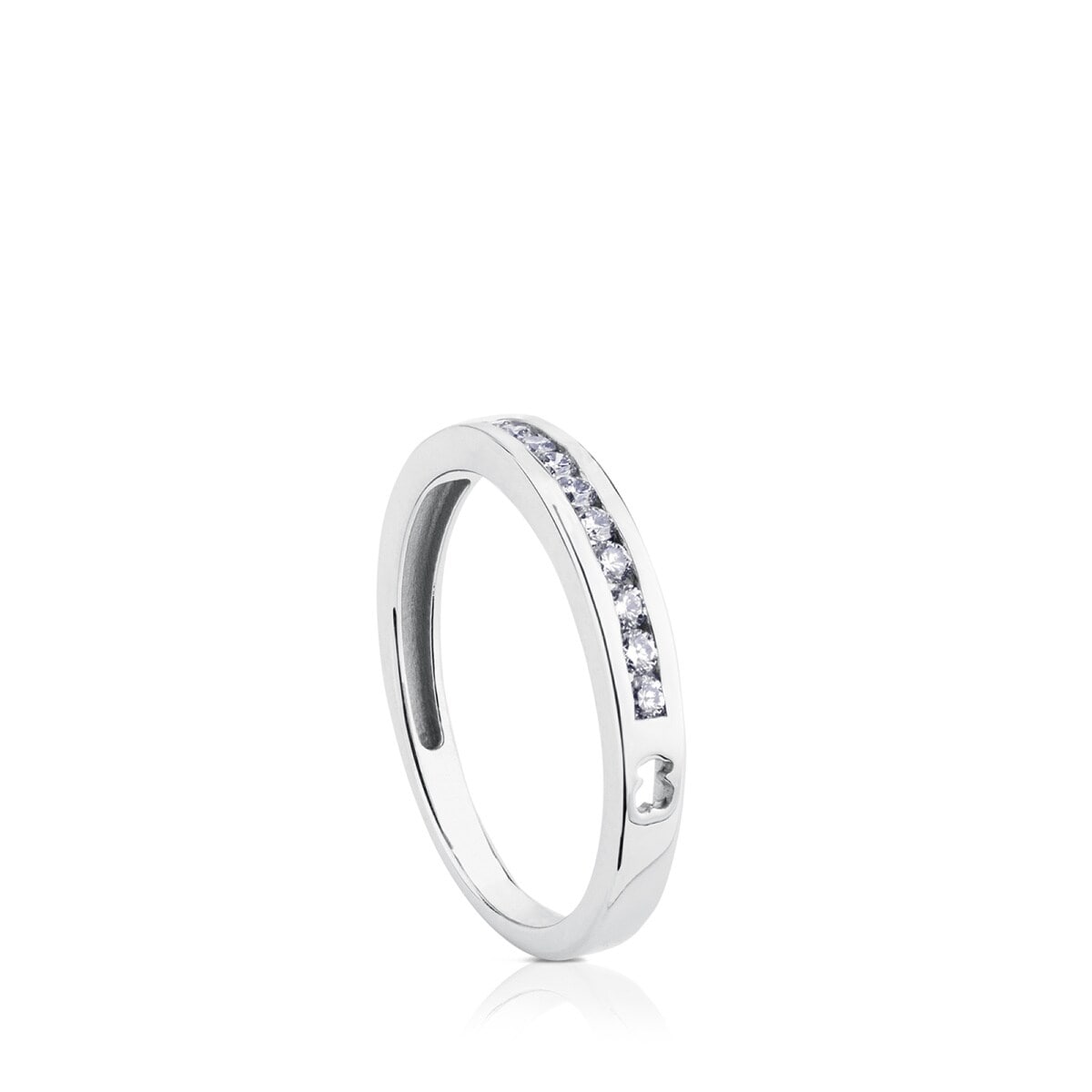 White Gold Les Classiques Ring with Diamond