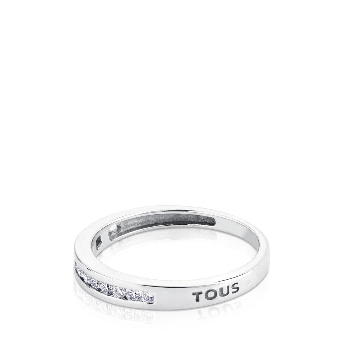 White Gold Les Classiques Ring with Diamond