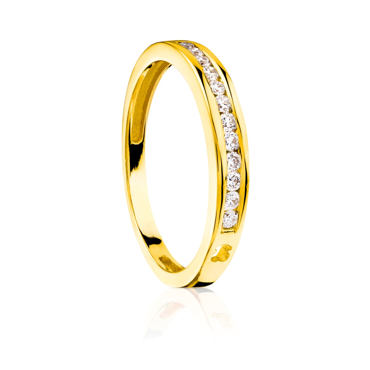 Gold TOUS Diamond solitaire with Diamond