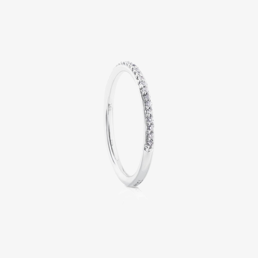 18K white gold Les Classiques Ring with Diamond