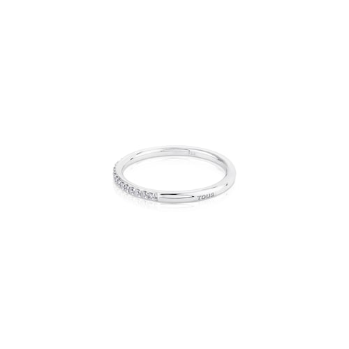 White Gold Les Classiques Ring with Diamond