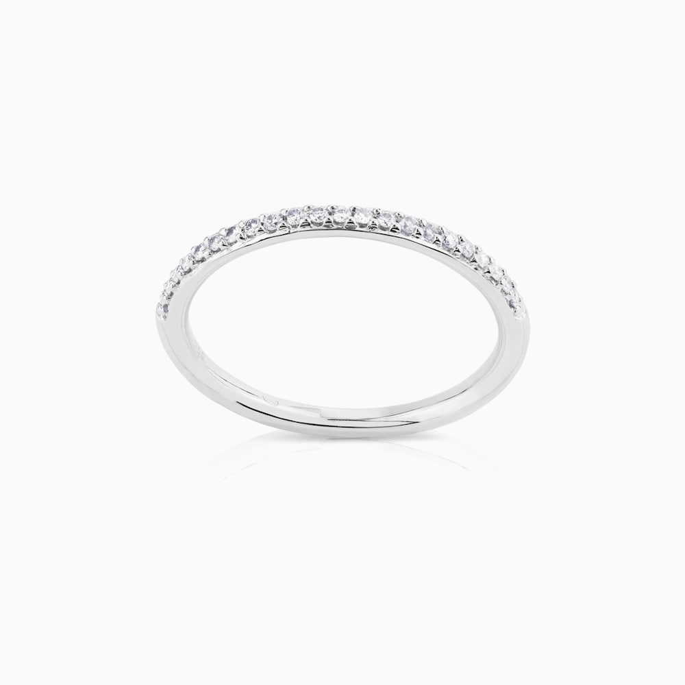 18K white gold Les Classiques Ring with Diamond