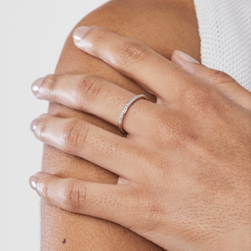 White Gold Les Classiques Ring with Diamond