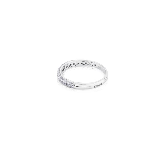 White Gold Les Classiques Ring with Diamond