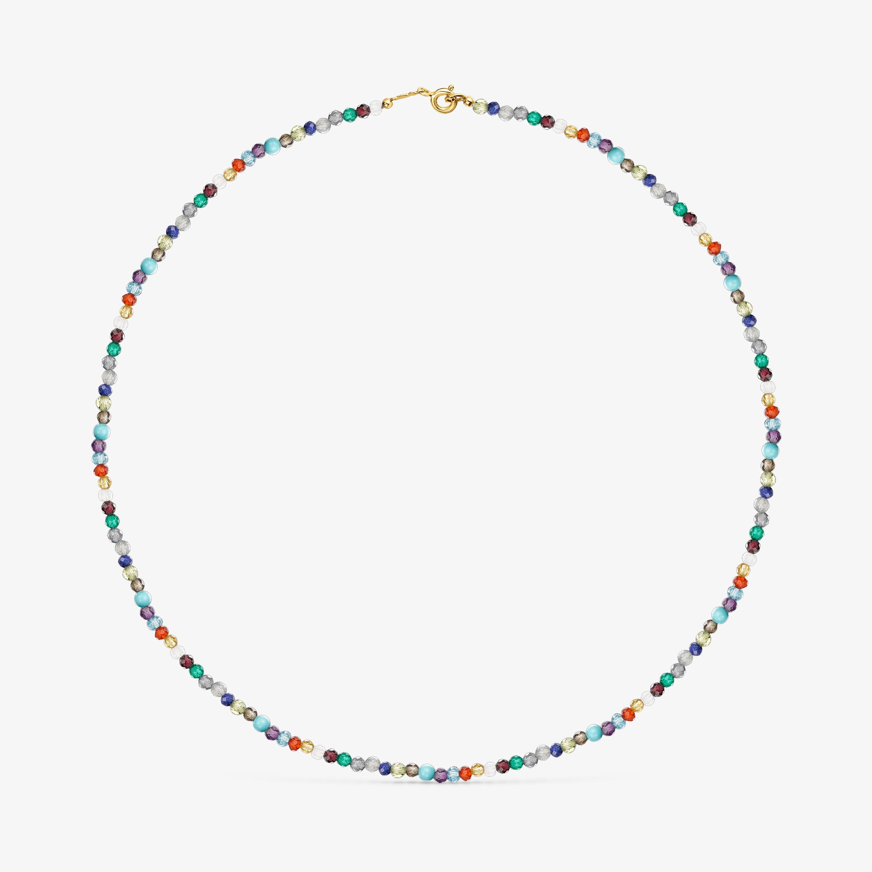 18K gold vermeil TOUS Good Vibes Choker with Gemstones