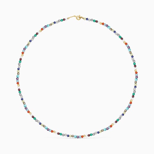 Collier ras du cou TOUS Good Vibes en Argent vermeil et Pierres pr&eacute;cieuses