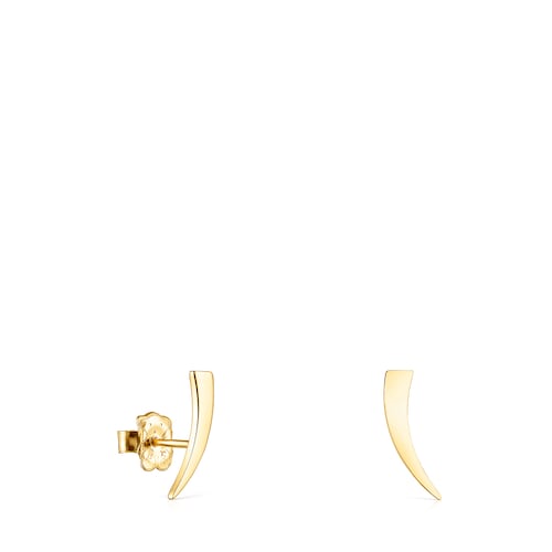 18K gold vermeil TOUS Good Vibes cornucopia Earrings