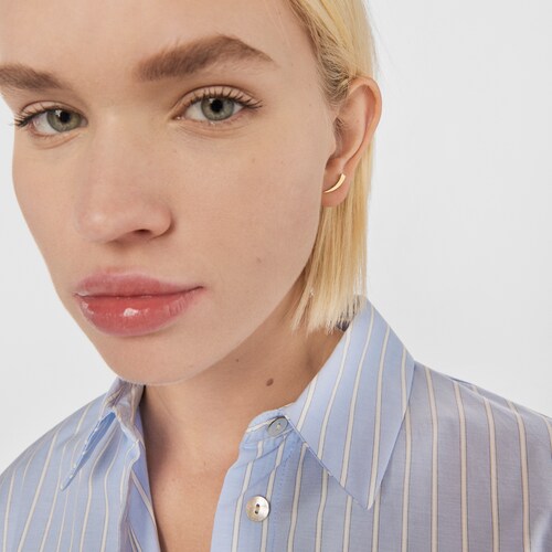 Boucles d&rsquo;oreilles TOUS Good Vibes corne en Argent Vermeil