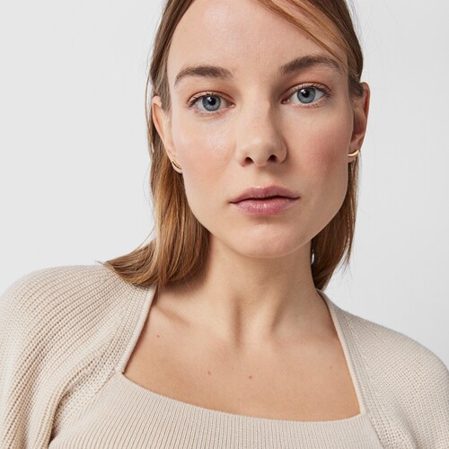 Boucles d&rsquo;oreilles TOUS Good Vibes corne en Argent Vermeil