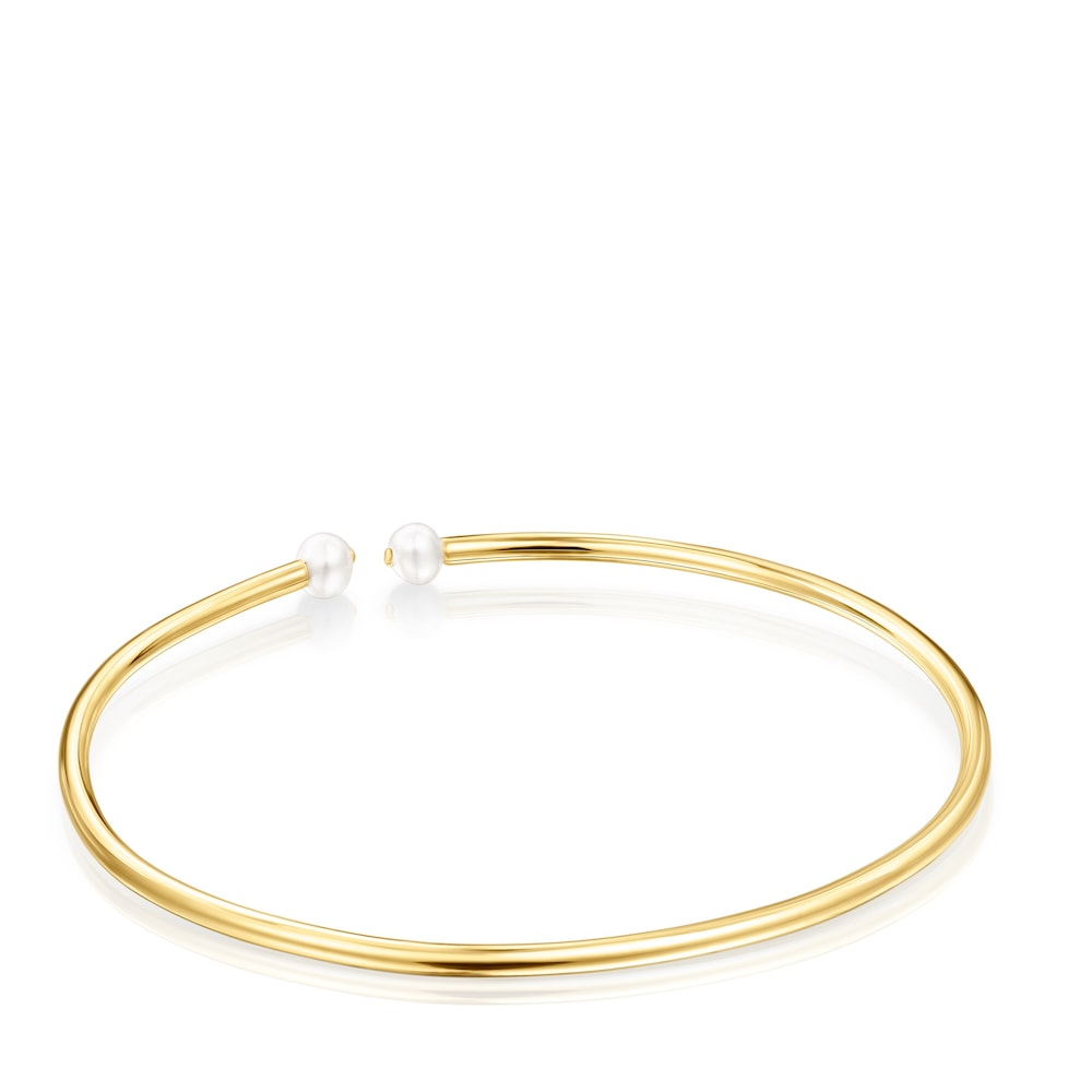 Batala Bracelet in Silver Vermeil with Pearl