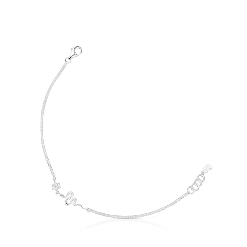 Pulseira Fragile Nature serpente em Prata