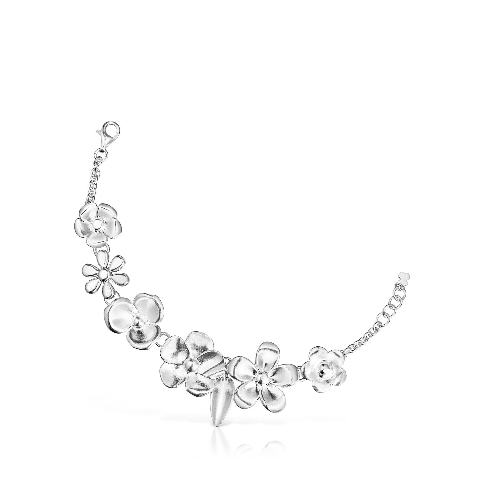 Pulsera flores de plata Fragile Nature | TOUS