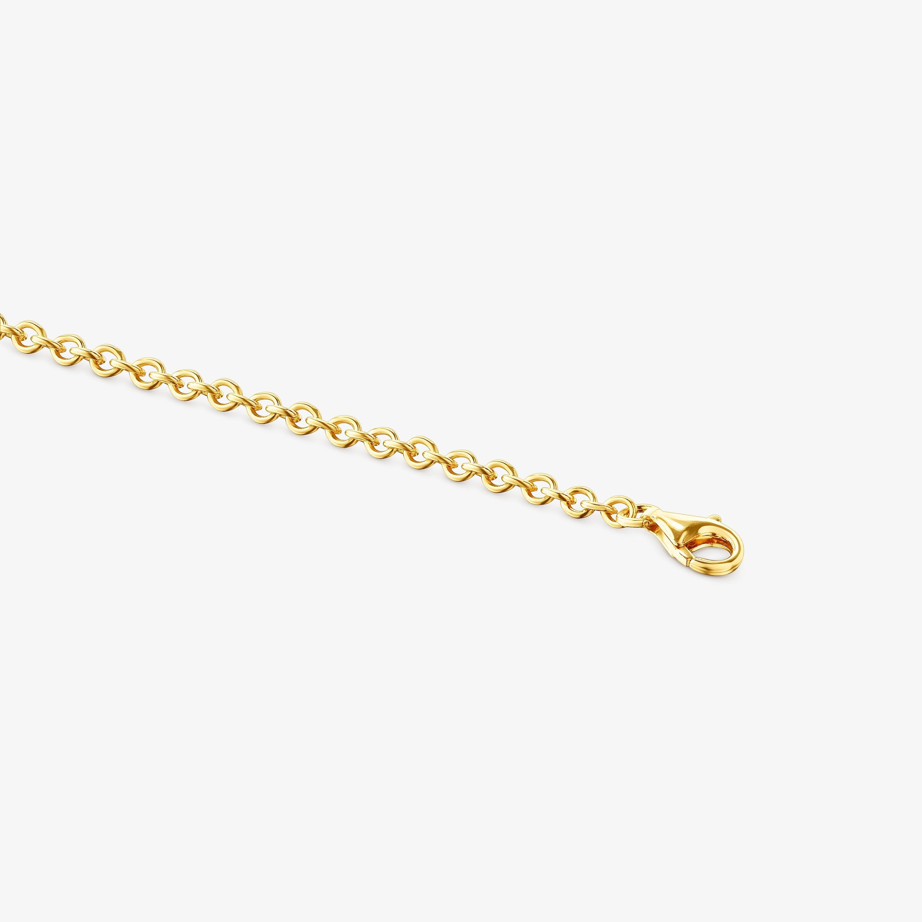 18K gold vermeil Fragile Nature flowers Necklace