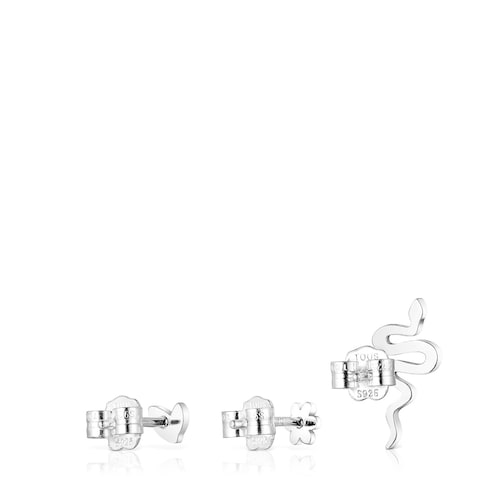 Set of Silver Fragile Nature Earrings