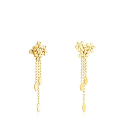 18K gold vermeil Fragile Nature extension Earrings