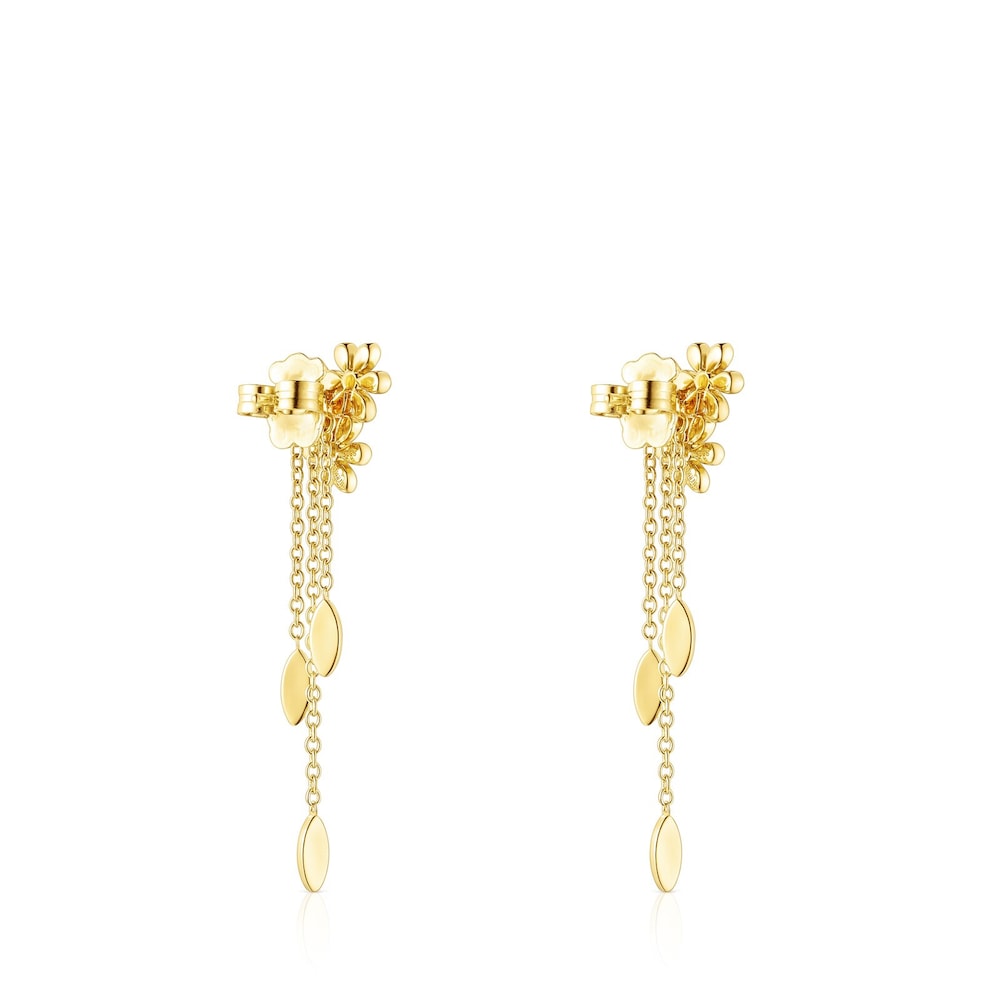 18K gold vermeil Fragile Nature extension Earrings