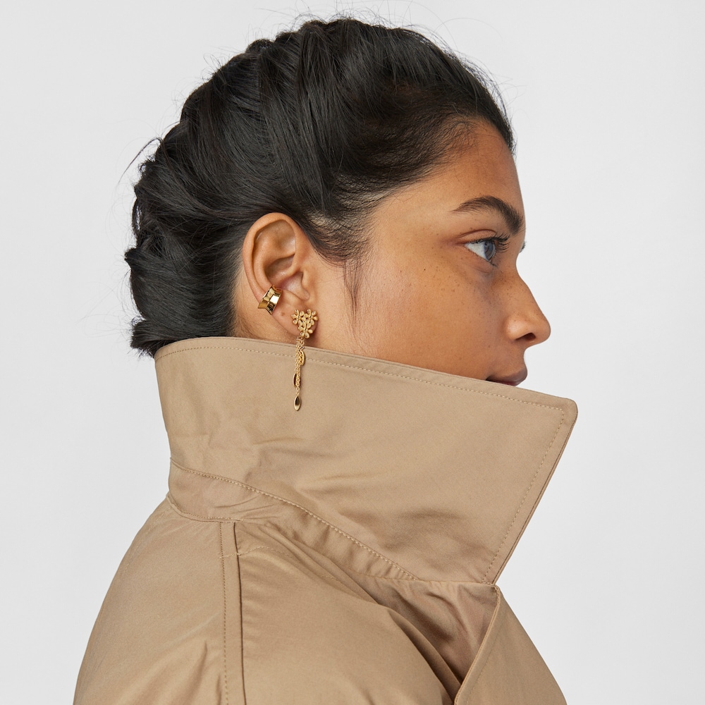 18K gold vermeil Fragile Nature extension Earrings