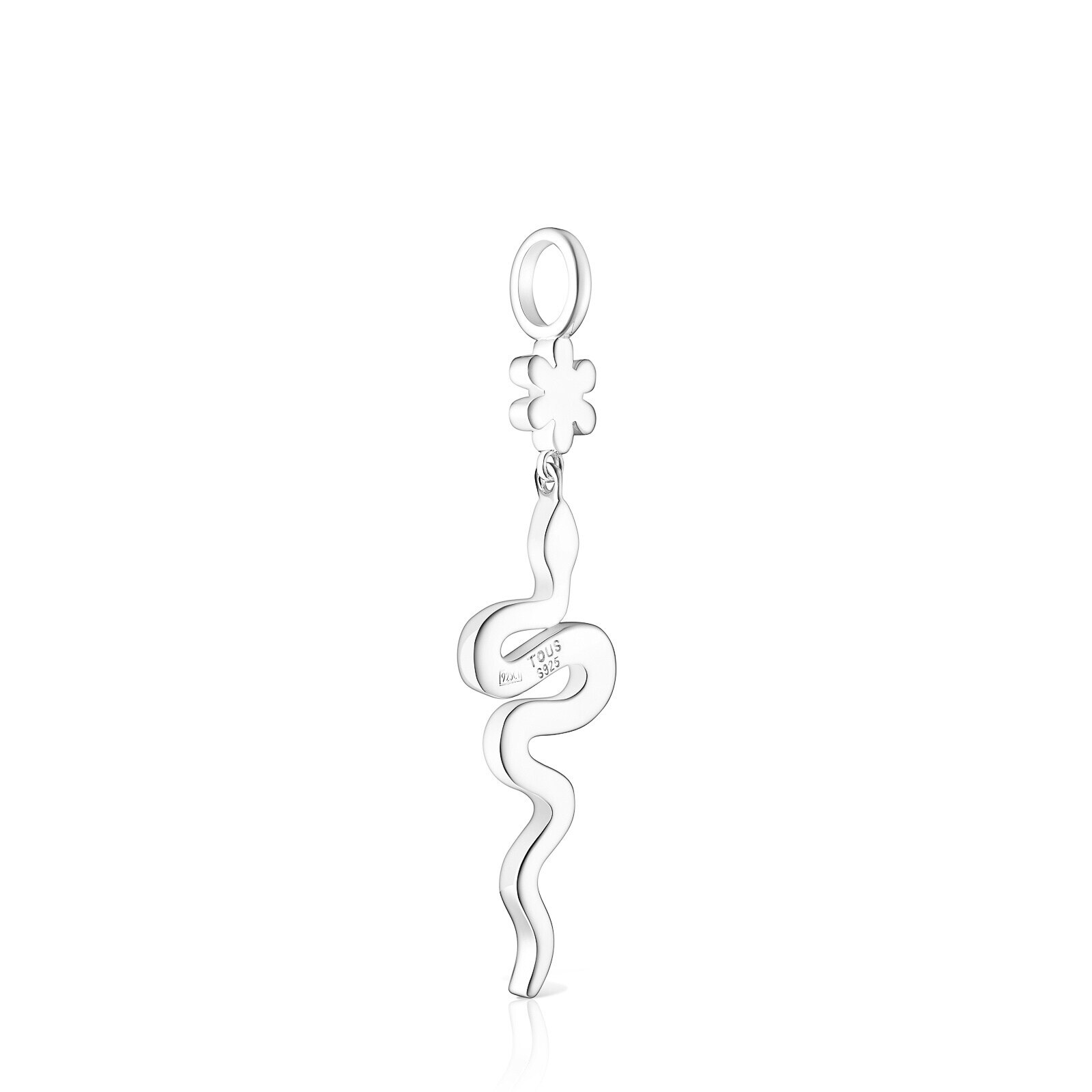 Silver Fragile Nature snake Pendant