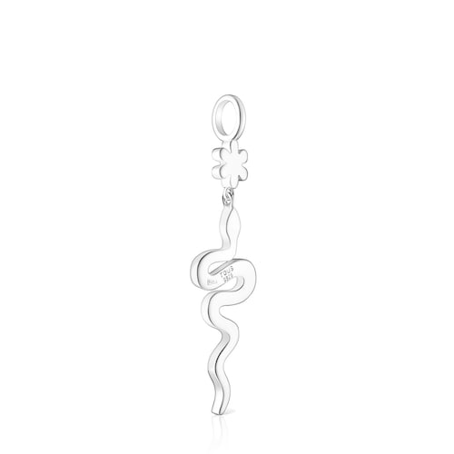 Colgante serpiente de plata Fragile Nature