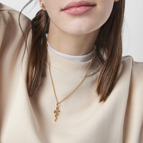 Pingente Fragile Nature serpente em Prata vermeil