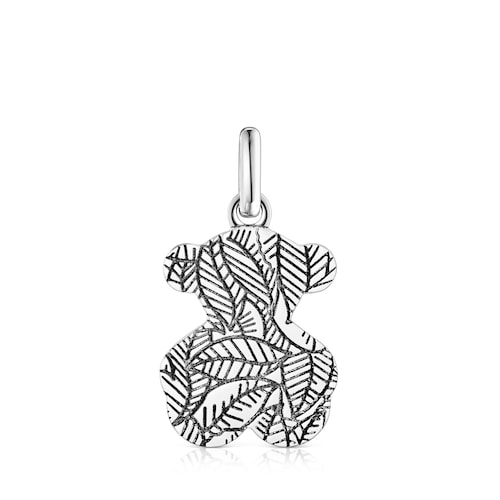 Small oxidized Silver Fragile Nature Pendant image number 0