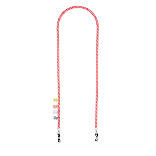 Cadena para mascarilla y gafas rosa Bears Chain