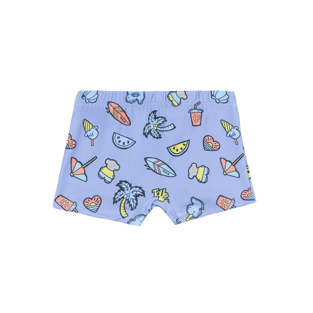 Fato de banho boxer Beach Azul Celeste