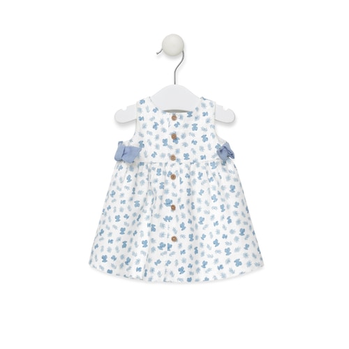 Vestido S/M de corte evasé Blue Azul