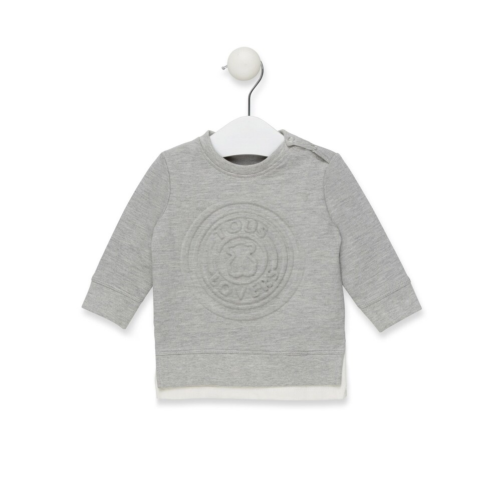 Dessuadora Casual "Tous Lovers" Gris