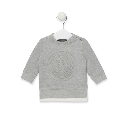 Dessuadora Casual "Tous Lovers" Gris