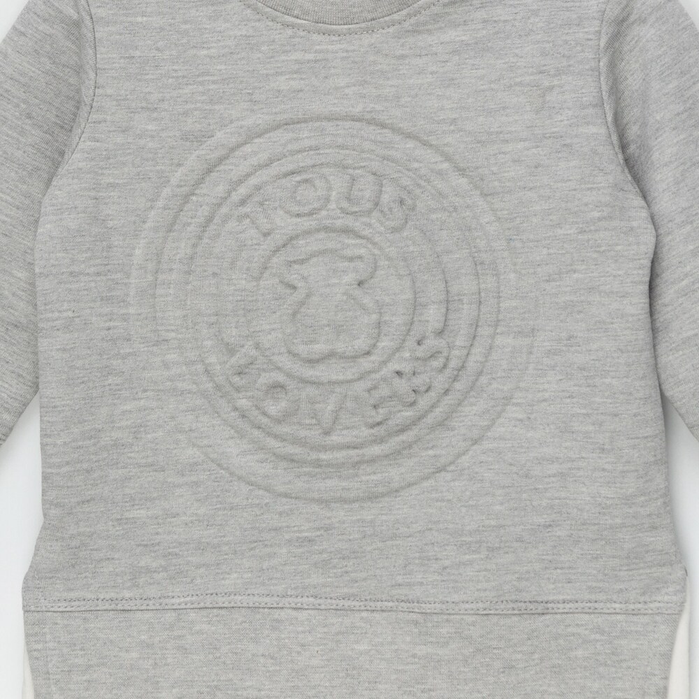 Dessuadora Casual "Tous Lovers" Gris