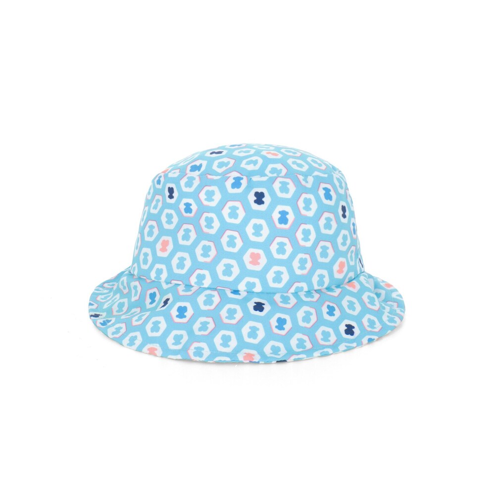 Gorro de playa ni&ntilde;o Exagon Azul Celeste