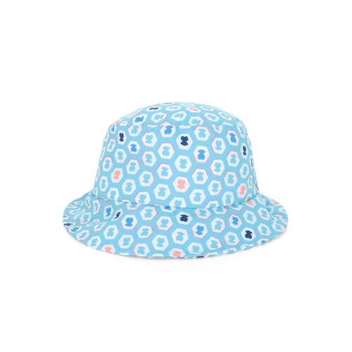 Gorro de playa ni&ntilde;o Exagon Azul Celeste