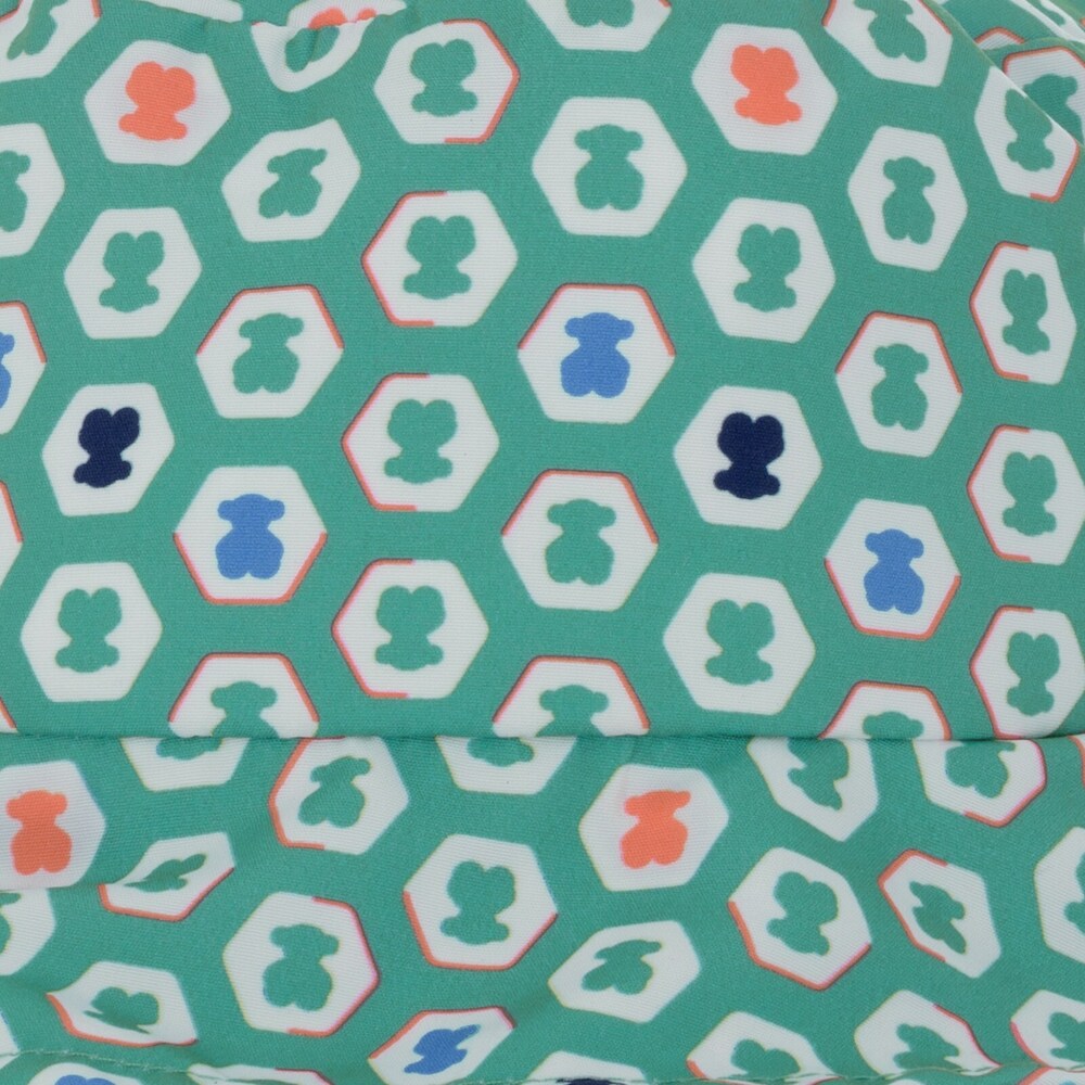 Gorro de playa ni&ntilde;o Exagon Verde