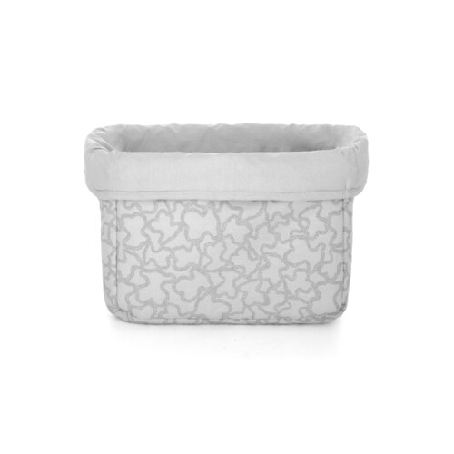 Cesta infantil de tela Kaos Gris