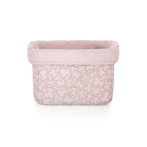 Cesta infantil de tela Kaos Rosa