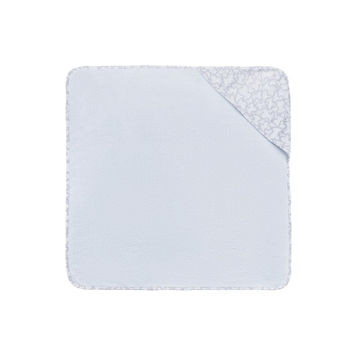 Hooded bath towel in Kaos Sky Blue