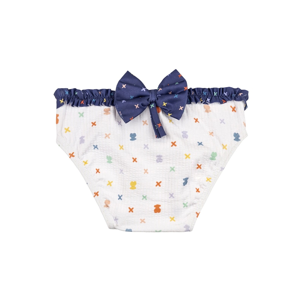 Ba&ntilde;ador culet&iacute;n con volantes XSwim Blanco