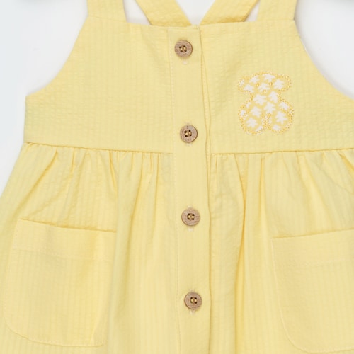 Vestido de alças Yellow Amarelo