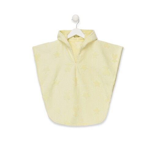 Poncho frotte Rus MS w kolorze ż&oacute;łtym image number 0